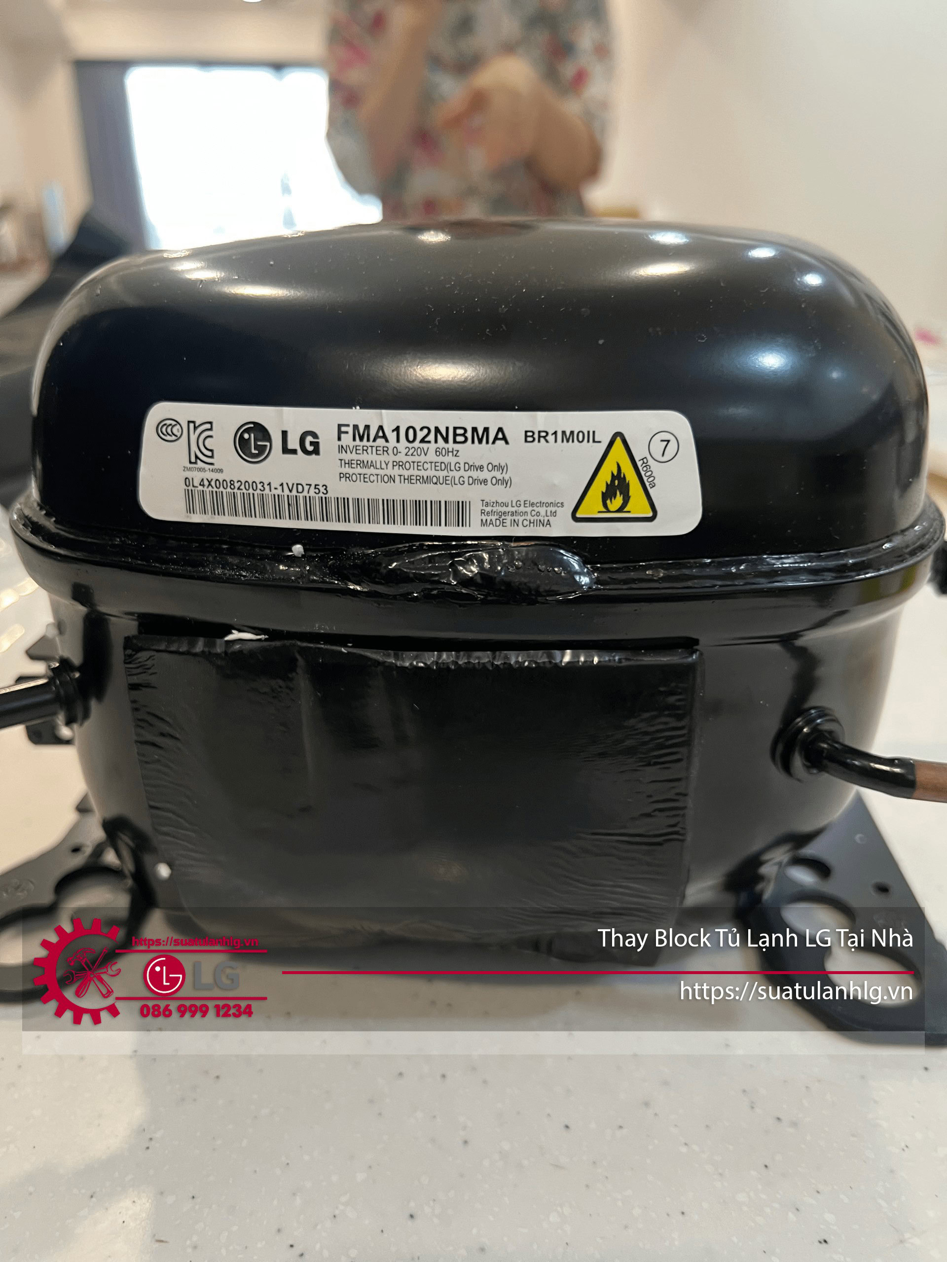 Thay Block tủ lạnh LG